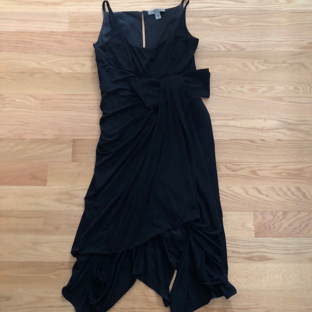 Black spaghetti strap dress